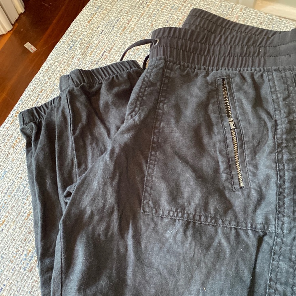 Athleta petite linen joggers *3for$10